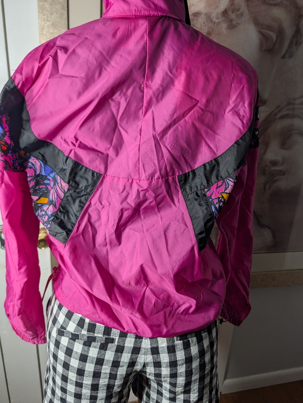 Nike Women's Pink Retro Windbreaker Jacket Size S - Picture 5 of 8